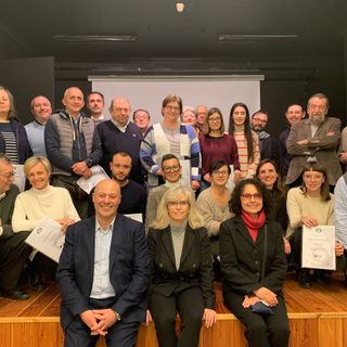 Foto di gruppo per i nuovi Brand Ambassador di Langhe e Roero