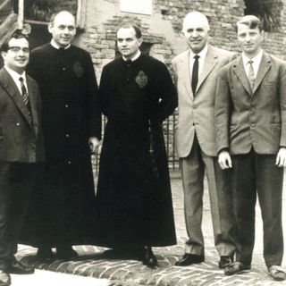 Fratel Luigi Bordino durante una sua visita a Colle don Bosco (Foto fratelluigibordino.it)