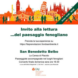 Gruppo FAI di Alba e Langhe per Beppe Fenoglio: visite e passeggiate a San Benedetto Belbo