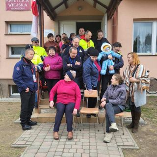 Momento di gioia per il gruppo volontari in Polonia