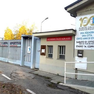 La sede dell'Albese Calcio in corso Michele Coppino ad Alba