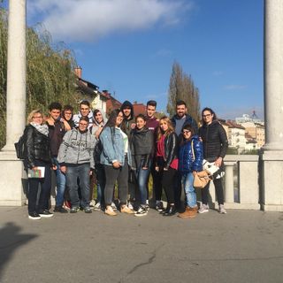 Gli allievi delle Classi Quinte dell'Arte Bianca di Neive in gita a Lubiana