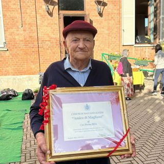 Pierino Bria: per lui il ringraziamento dell'Amministrazione comunale