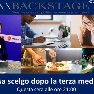 Questa sera alle 21: “Cosa scelgo dopo la terza media?”