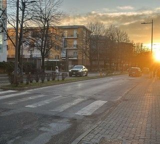 Il luogo dell'investimento mortale ad Alba, martedì 28 gennaio, in via Ognissanti ad Alba