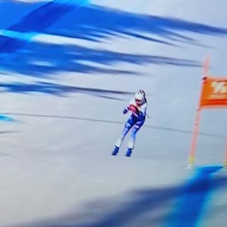 Marta Bassino in azione Marta Bassino in azione