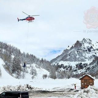 Operazioni di disgaggio valanghe effettuate domenica al Colle della Maddalena