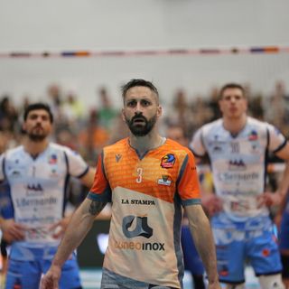 Domenico Cavaccini, per il libero di Cuneo un'altra grandissima prova (Foto Beatrice Bramardi)