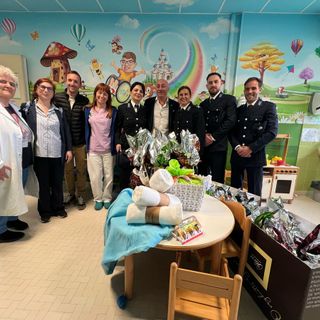 La solidarietà della Polizia penitenziaria del Cerialdo per i bambini dell'ospedale di Cuneo