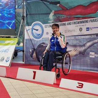 L'atleta braidese Roberto Spigonardo