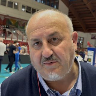 L'assessore allo sport del Comune di Cuneo Valter Fantino a Brescia