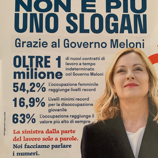 "Il lavoro  non è uno slogan": gazebo di Fdi a Bra per promuovere le iniziative in merito