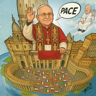 Papa Leone XIV visto da Yatri