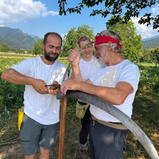 Da Dronero a Fontanafredda  la falce torna protagonista per ripensare il futuro del paesaggio e del vino