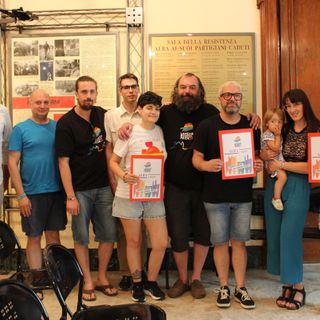 Lo staff organizzativo dell'evento