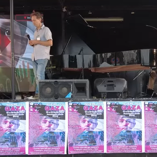 L'intervento dell'operatrice sanitaria di Medici senza frontiere Martina Marchiò a Novello