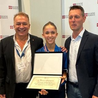 La premiazione di Noemi Lasagna La premiazione di Noemi Lasagna