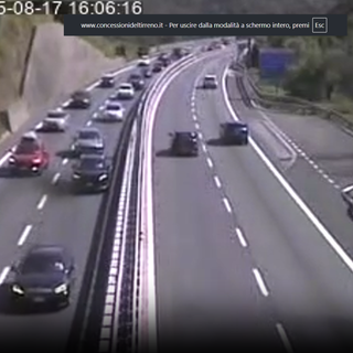Traffico rallentato e code in intensificazione sulla A10 Genova-Ventimiglia, in direzione Genova