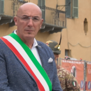Il sindaco di Lequio Tanaro Giuseppe Trossarello