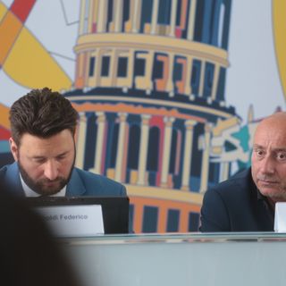 Da sinistra l'assessore regionale alla Sanità Riboldi con Livio Tranchida