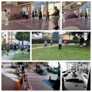 Un collage  delle attività dell'associazione ParkiAmo