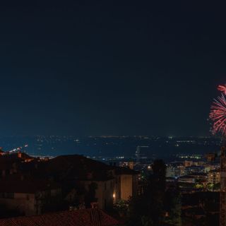 Saluzzo, fuochi di artificio di San Chiaffredo