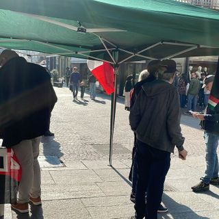 Forza Nuova a Bra: gazebo sulla sicurezza tra consensi e contestazioni