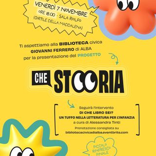 La Biblioteca civica di Alba presenta il progetto Che storia, venerdì 7 novembre in sala Riolfo