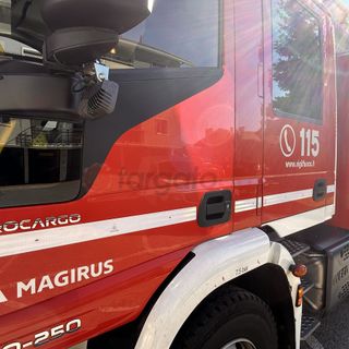 Principio di incendio in un capannone a Busca