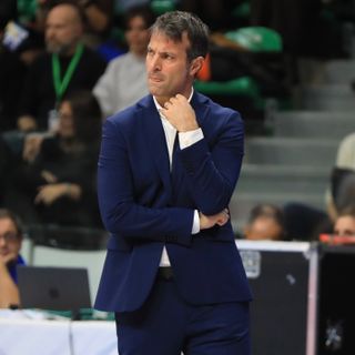 Matteo Battocchio durante una fase di gioco contro Trento (Foto Margherita Leone)