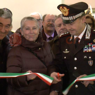 Il tradizionale taglio del nastro con la sindaca Patrizia Manassero e il generale Galletta