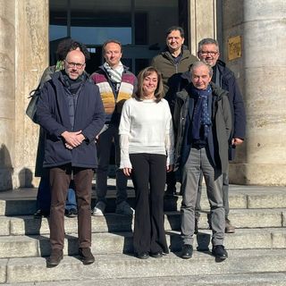 Il presidente Robaldo con il sindaco Fogliato e la dirigente scolastica Massucco dopo la prima riunione informale di coordinamento operativo