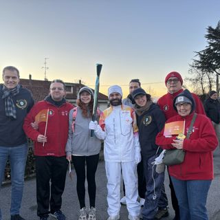 Bra: AIDO e UNVS corrono con la fiaccola olimpica di Milano Cortina 2026