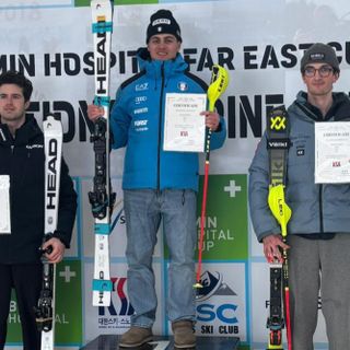 La premiazione dello Slalom FIS  della Far East Cup all’Alpensia Ski Resort (PH Equipe Limone)
