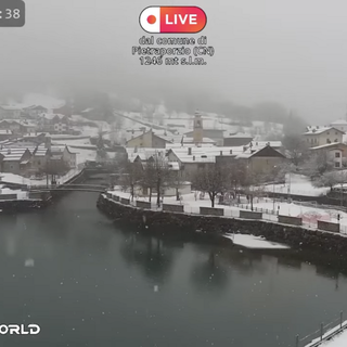 Provincia Granda, la perturbazione riporta la neve sopra i 1300 metri
