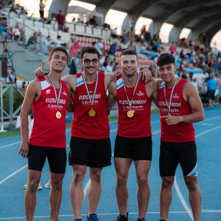 Milanesio, Martinelli, Viotti, Vera (foto grana fidal)