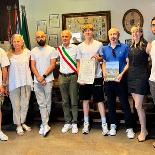 Monticello d'Alba: consegnata la benemerenza sportiva ad un giovane studente