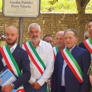 A Feisoglio l'area giochi dei giardini pubblici è stata intitolata all'ex sindaco Vittorio Porro