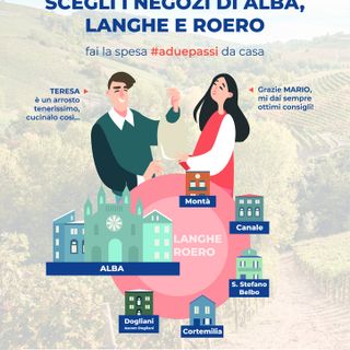 #aduepassi: l'Associazione Commercianti Albesi invita a fare la spesa nei negozi di vicinato