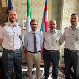 Alba, il sindaco Alberto Gatto ha incontrato il Comando della Guardia di Finanza di Bra