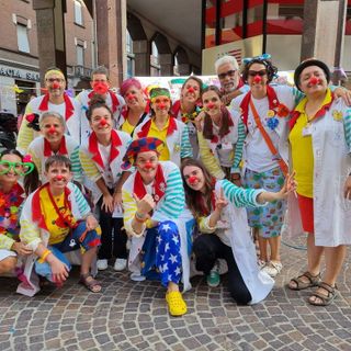 Alcuni clown di Arcobaleno VIP Alba Bra Alcuni clown di Arcobaleno VIP Alba Bra