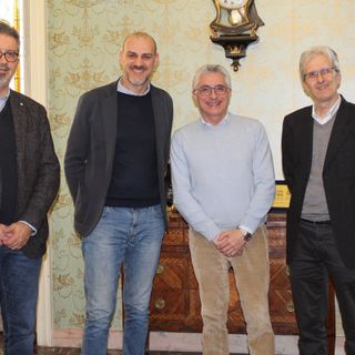 Da sinistra Sannazzaro, Freni, Bo e Reggio