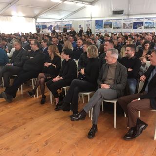 La platea della convention