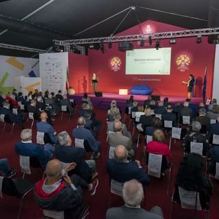 Un monento della premiazione - Foto Maurizio Milanesio per Camera di Commercio di Cuneo