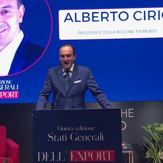 Il presidente della Regione Alberto Cirio