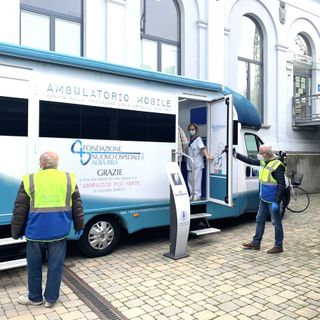 L'ambulatorio mobile donato dalla Fondazione Nuovo Ospedale Alba Bra Onlus