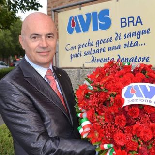 Armando Verrua, presidente del gruppo Avis di Bra