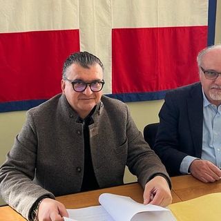 Il presidente Atc Cn4 – Alba Dogliani, Corrado Benotto, e il consigliere Daniele Sobrero