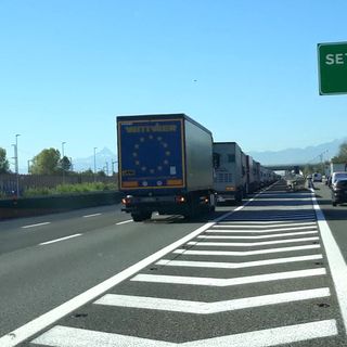 L'autostrada Torino-Milano in una foto d'archivio