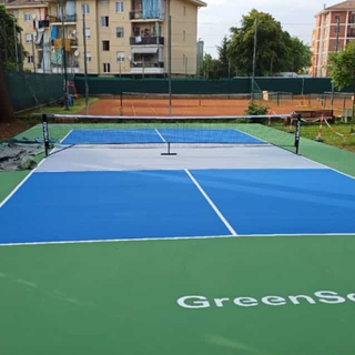 Il nuovo campo realizzato al Tennis Club